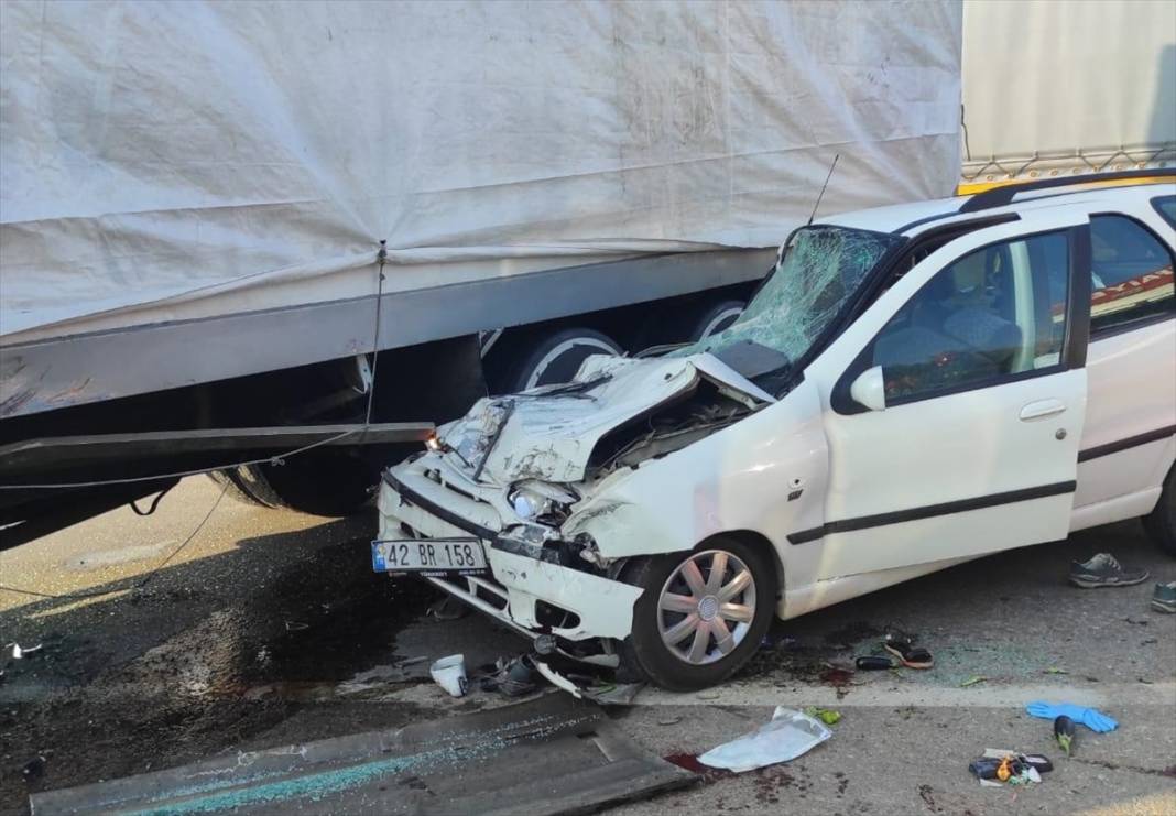 Konya’daki kazada hayatını kaybeden 4 kişinin kimlikleri belli oldu 1